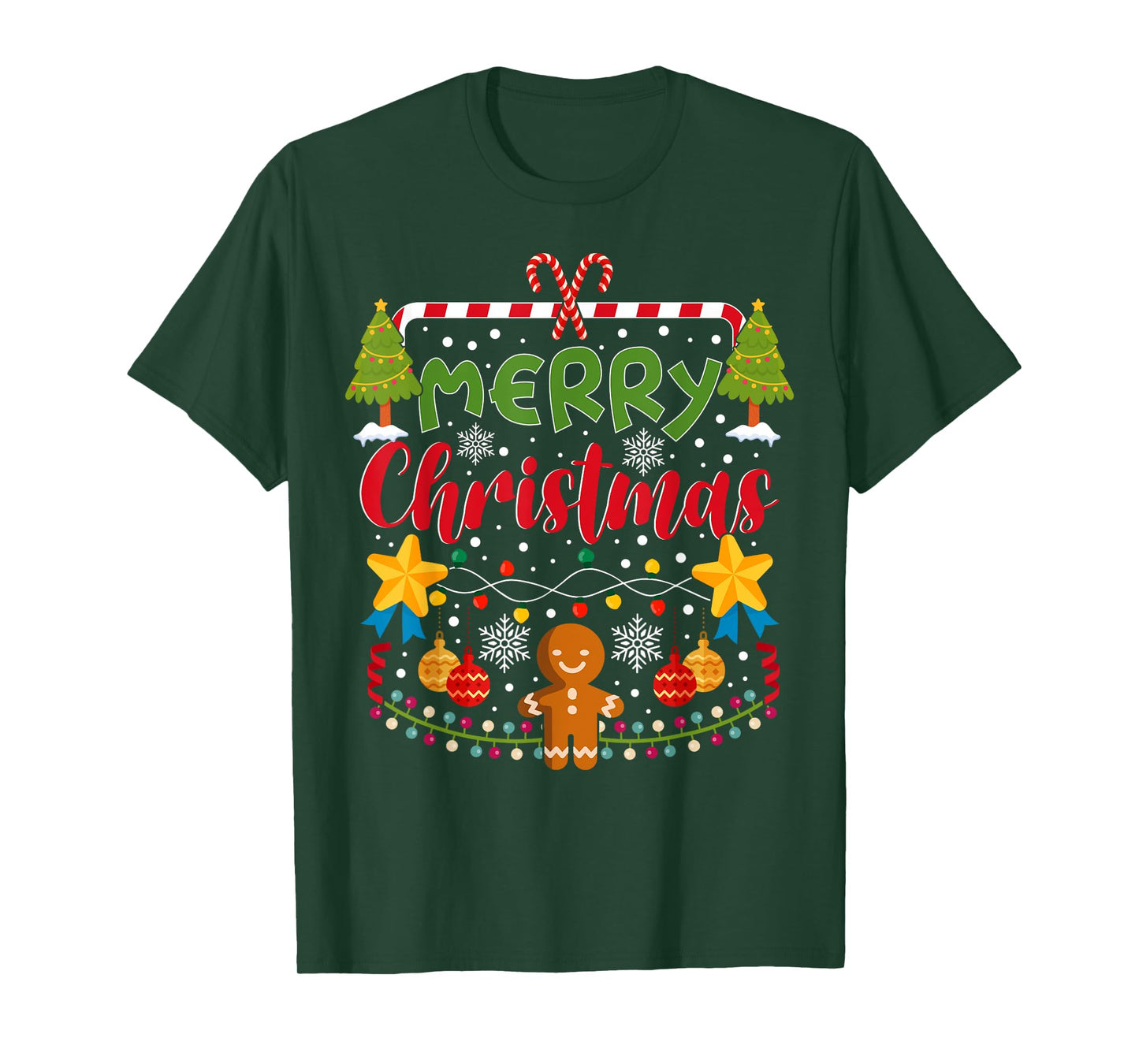 Merry Christmas gingerbread Matching Family Merry Christmas T-Shirt