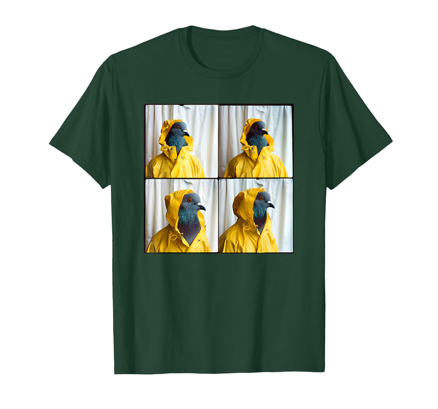 Funny Pigeon Photobooth Weird Animal Pigeon Fancier T-Shirt