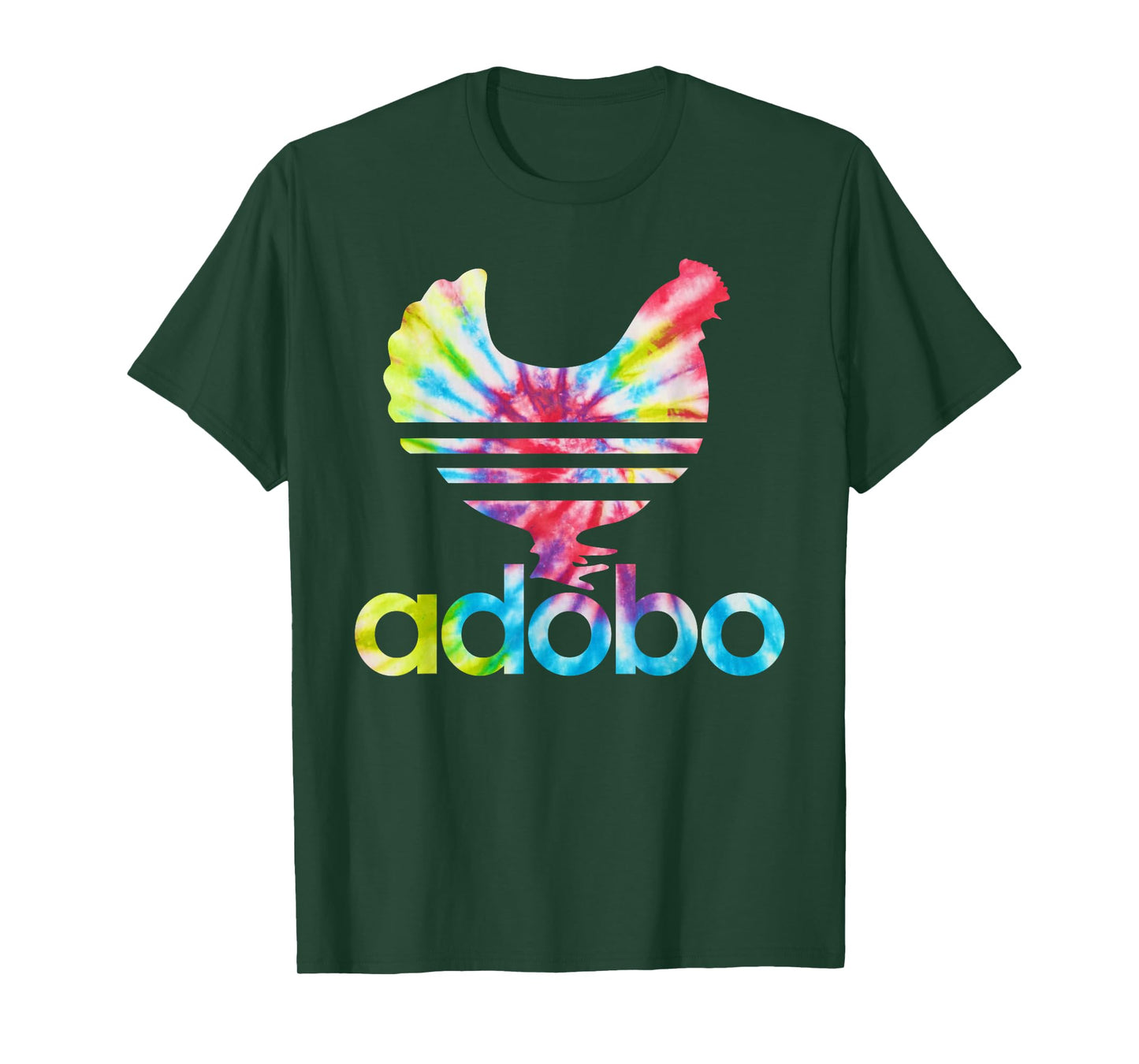 Tie Dye Filipino Adobo Chicken Philippines Funny Pinoy Food T-Shirt