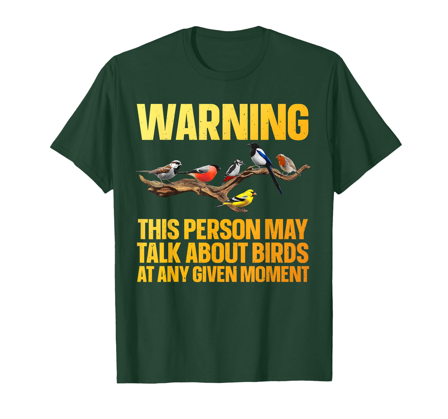 Funny Bird Watching Art For Men Women Bird Watcher Birding T-Shirt