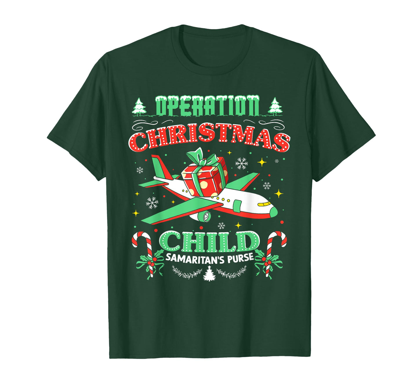 Operation Christmas Child Funny Family Matching Xmas T-Shirt