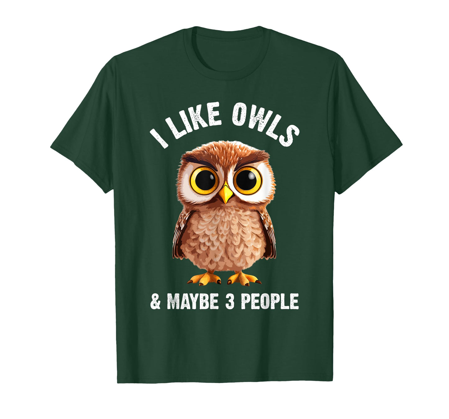 Cool Owl Design For Men Women Kids Bird Zookeeper Owl Lover T-Shirt
