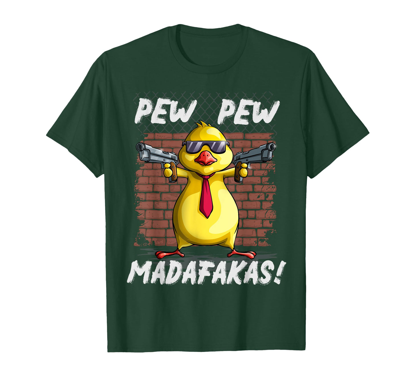 Funny Chicks PewPewPew Madafakas Crazy Chick Pew Gift T-Shirt