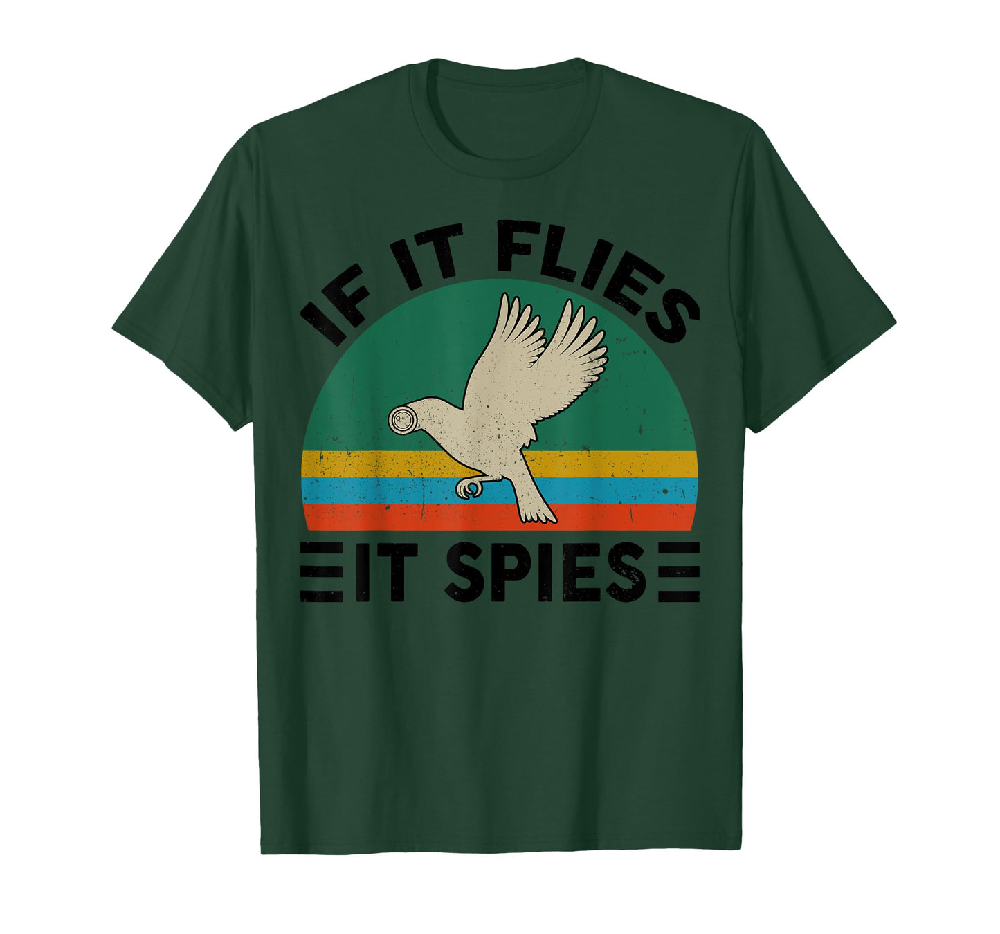 Birds Arent Real If Flies It Spies Funny Conspiracy Theory T-Shirt