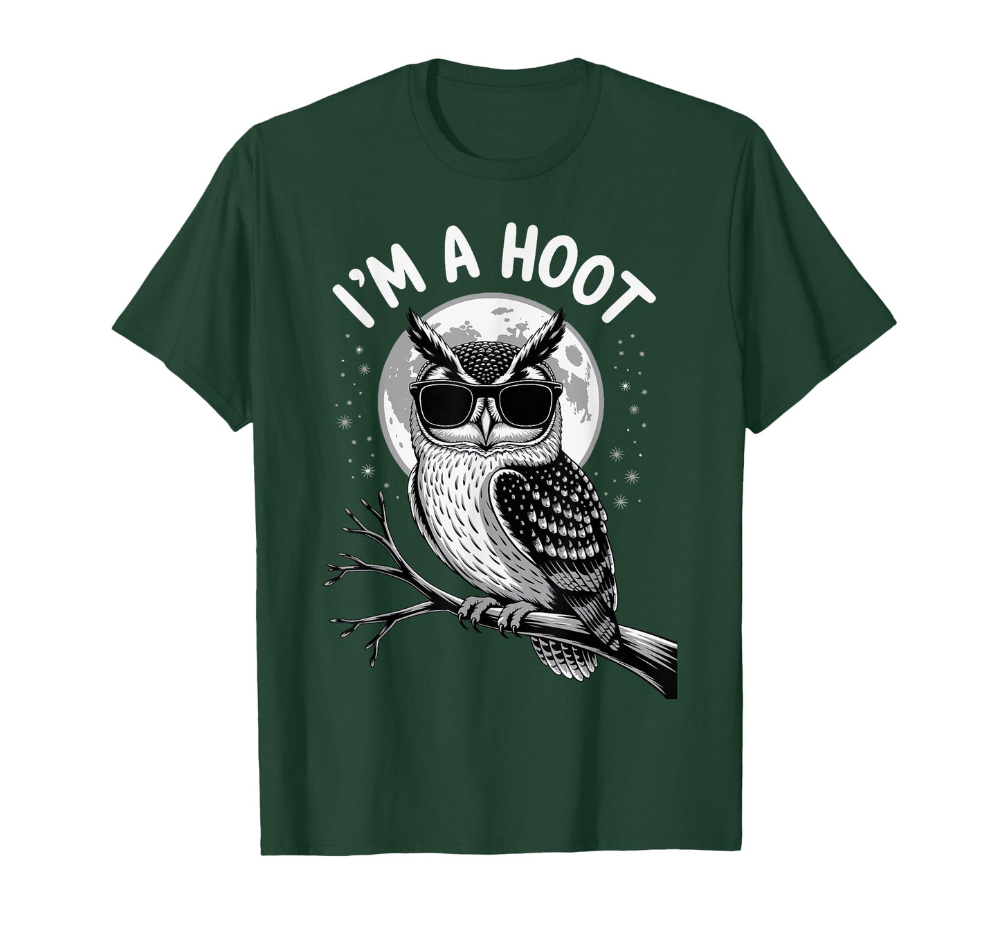 Funny I´m a Hoot Owl Bird Lover Sarcastic Owl Design T-Shirt