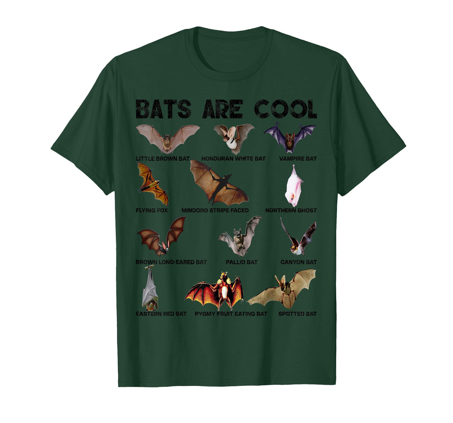 Bats are cool Great Lovely Bat kinds shirts for men women T-Shirt