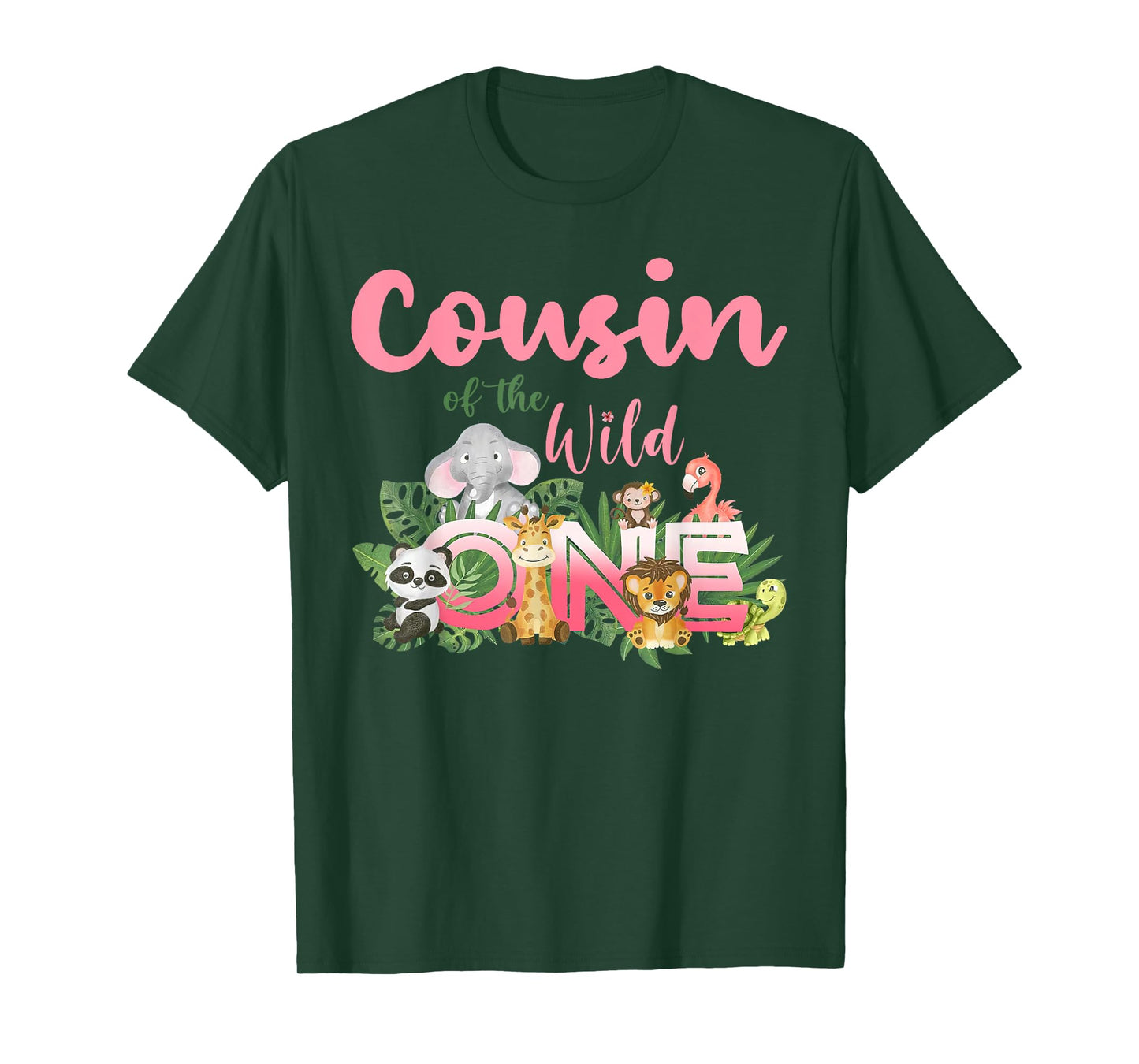 Cousin Of The Wild One Birthday 1st Safari Jungle Family T-Shirt