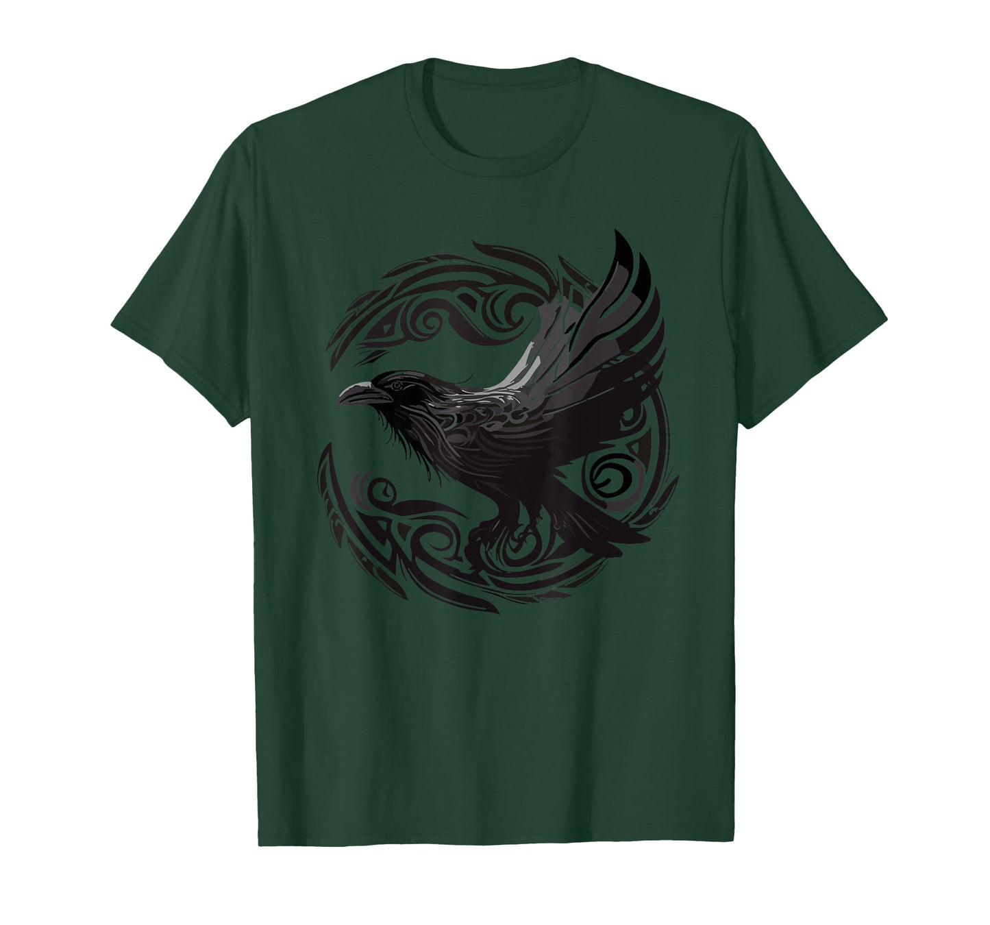 Crow Raven Norse Mythology Viking Vikings Nordic Bird T-Shirt