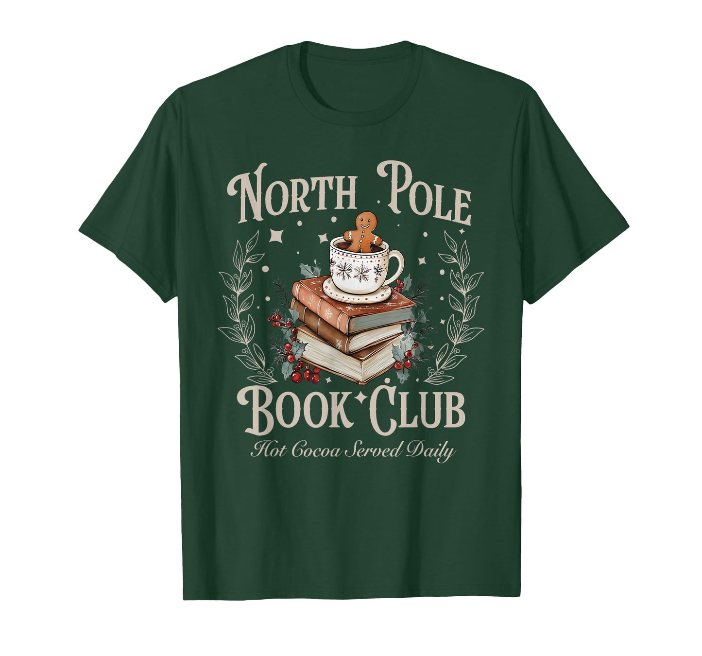 All Booked for Christmas Coquette Xmas Book Club Book Lovers T-Shirt