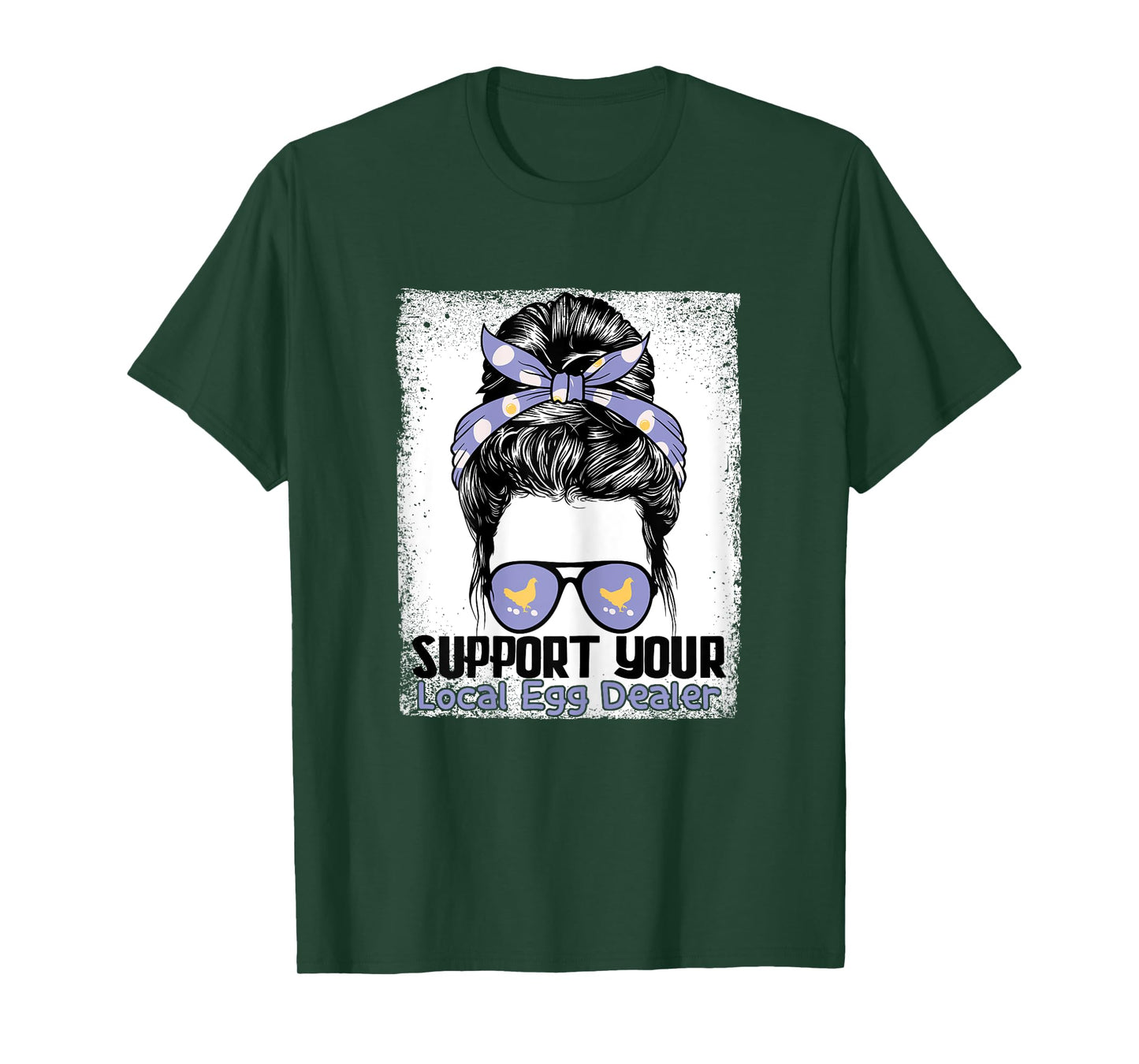 Support Your Local Egg Dealer Farmer Chicken Egg Lover Women T-Shirt