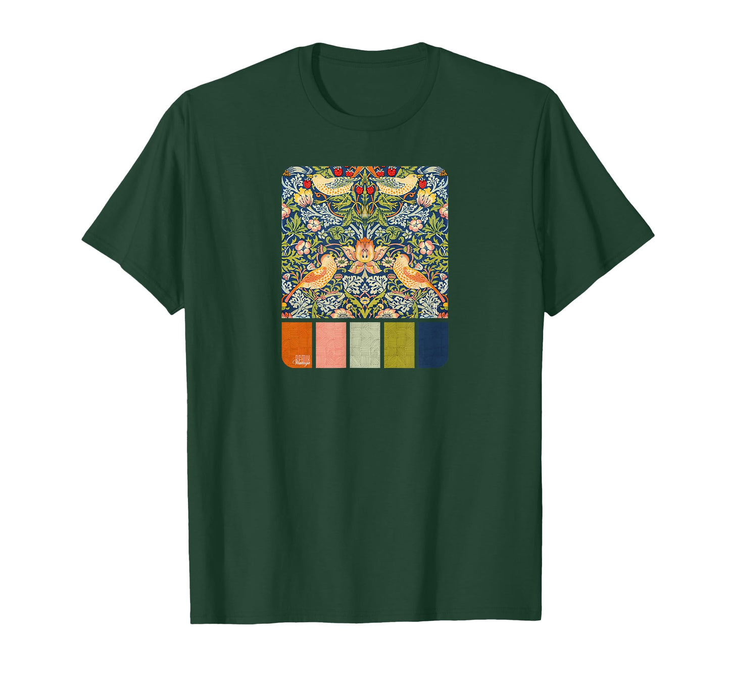 Color Swatch Collection No.2, Bird Lovers T-Shirt
