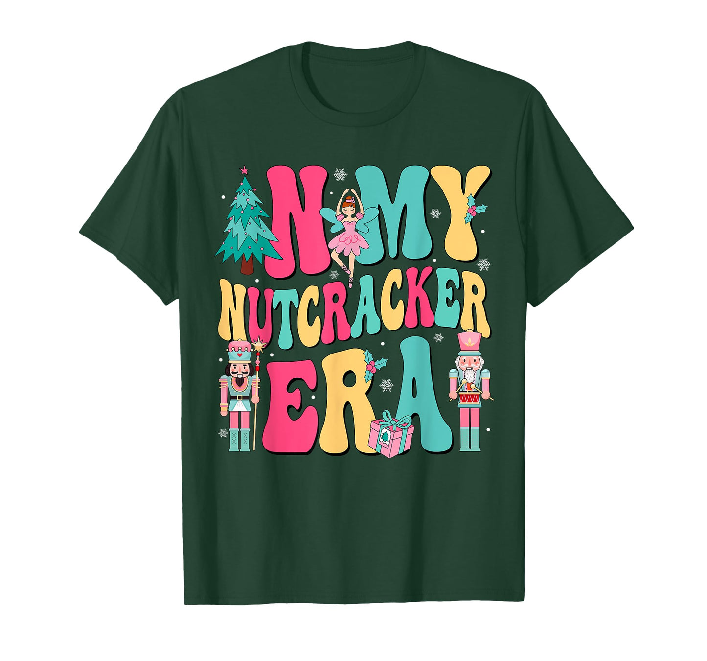 Pink Nutcracker Squad In My Nutcracker Era Pink Christmas T-Shirt