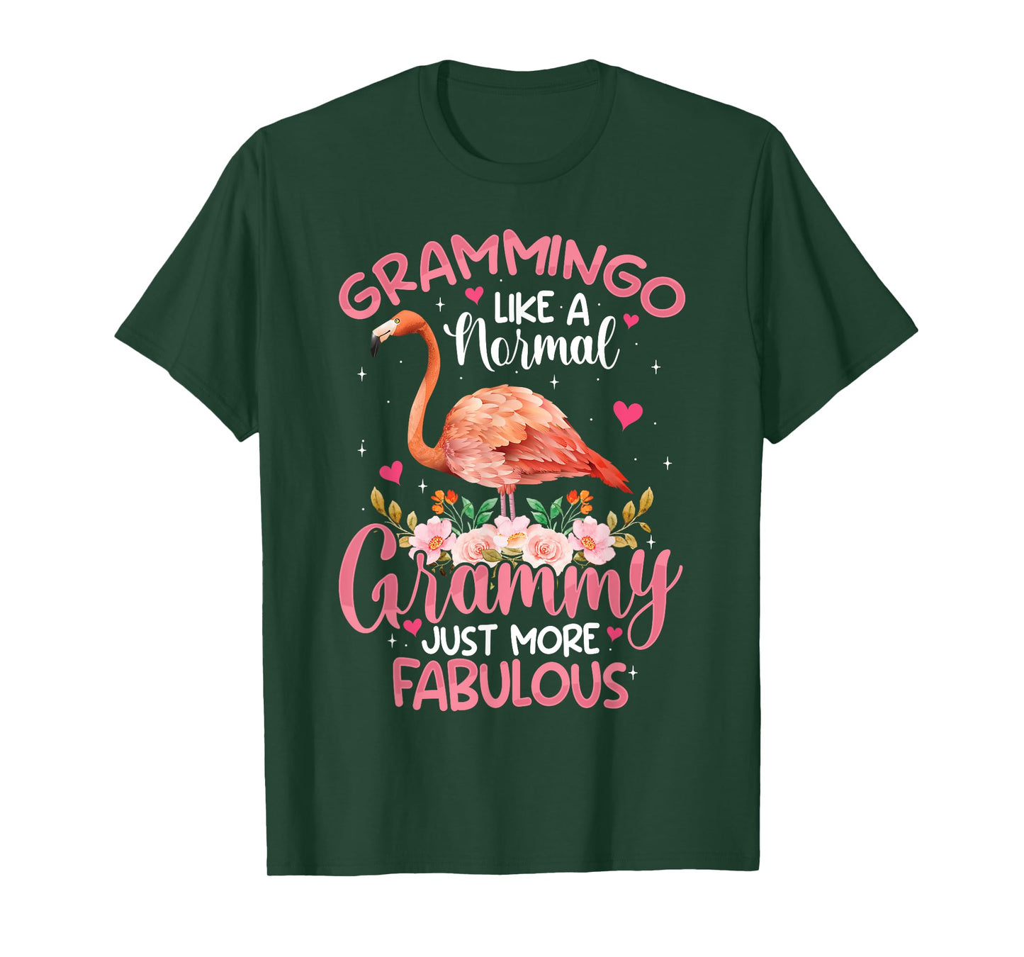Grammingo like a normal Grammy Funny Flamingo Lover Grandma T-Shirt