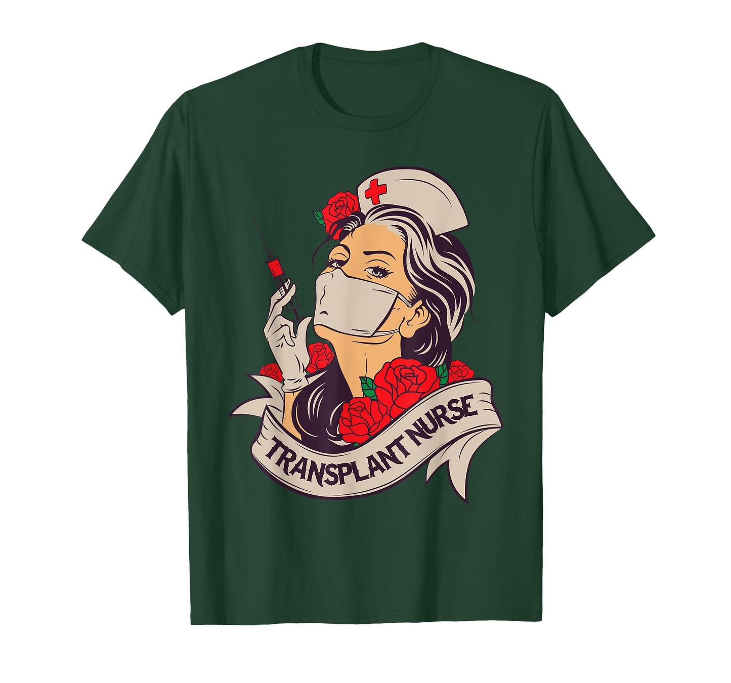 Transplant Nurse RN Funny Graphic for Nurse Practitioner T-Shirt