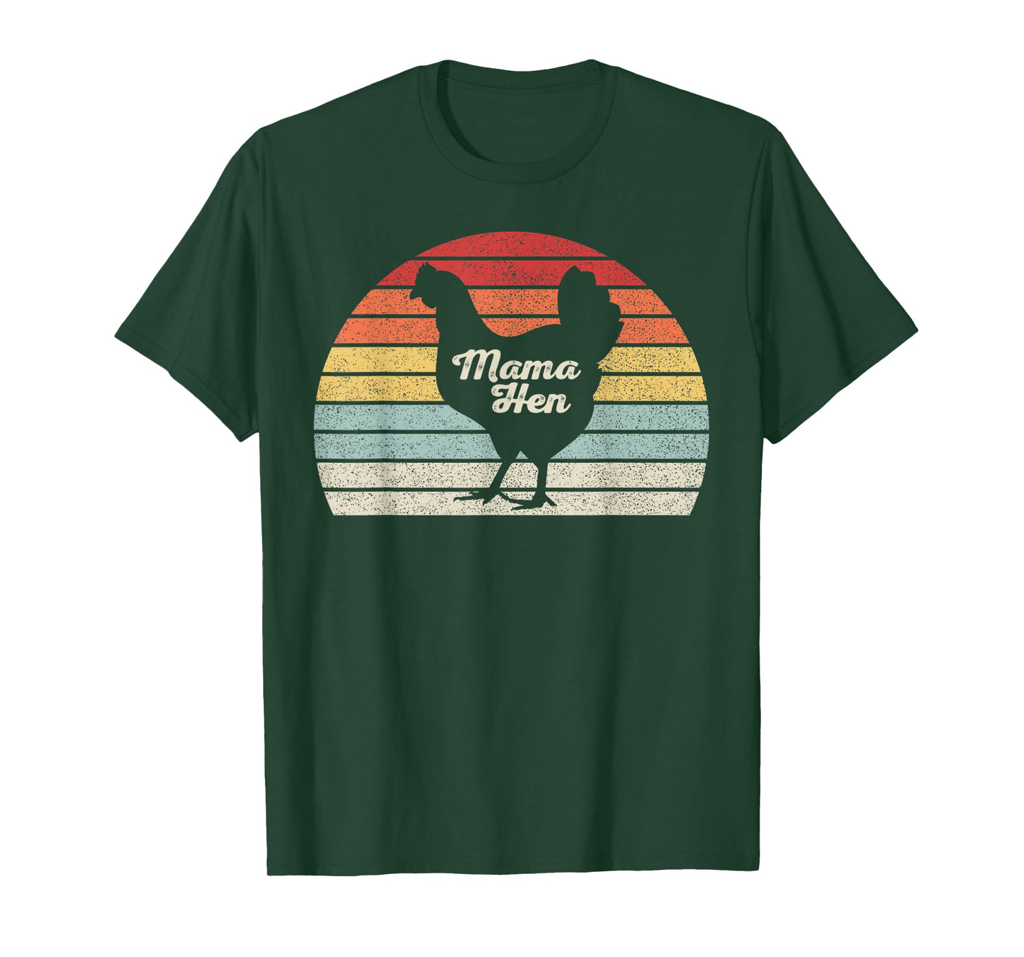 Vintage Retro Mother's Day Mama Hen Chicken Mom Farm T-Shirt