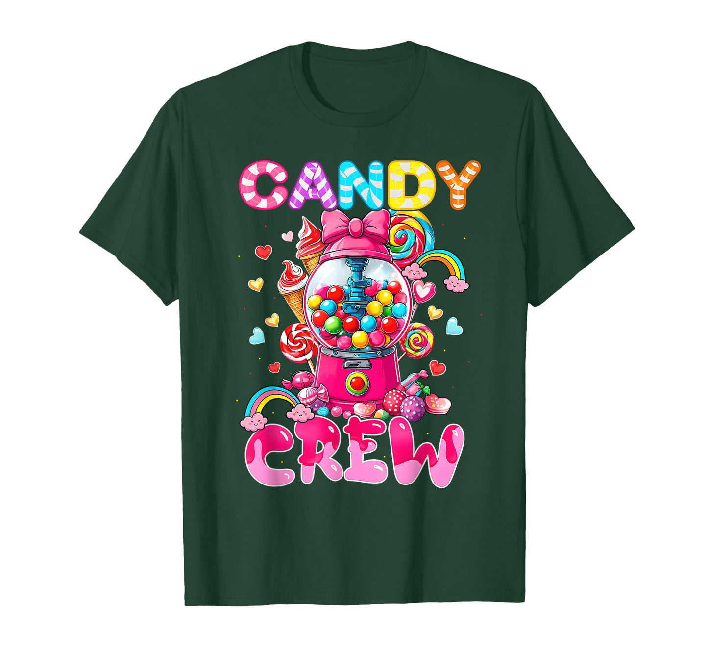 Candy Crew Squad Merry Christmas Boy Girl Kid Matching Xmas T-Shirt