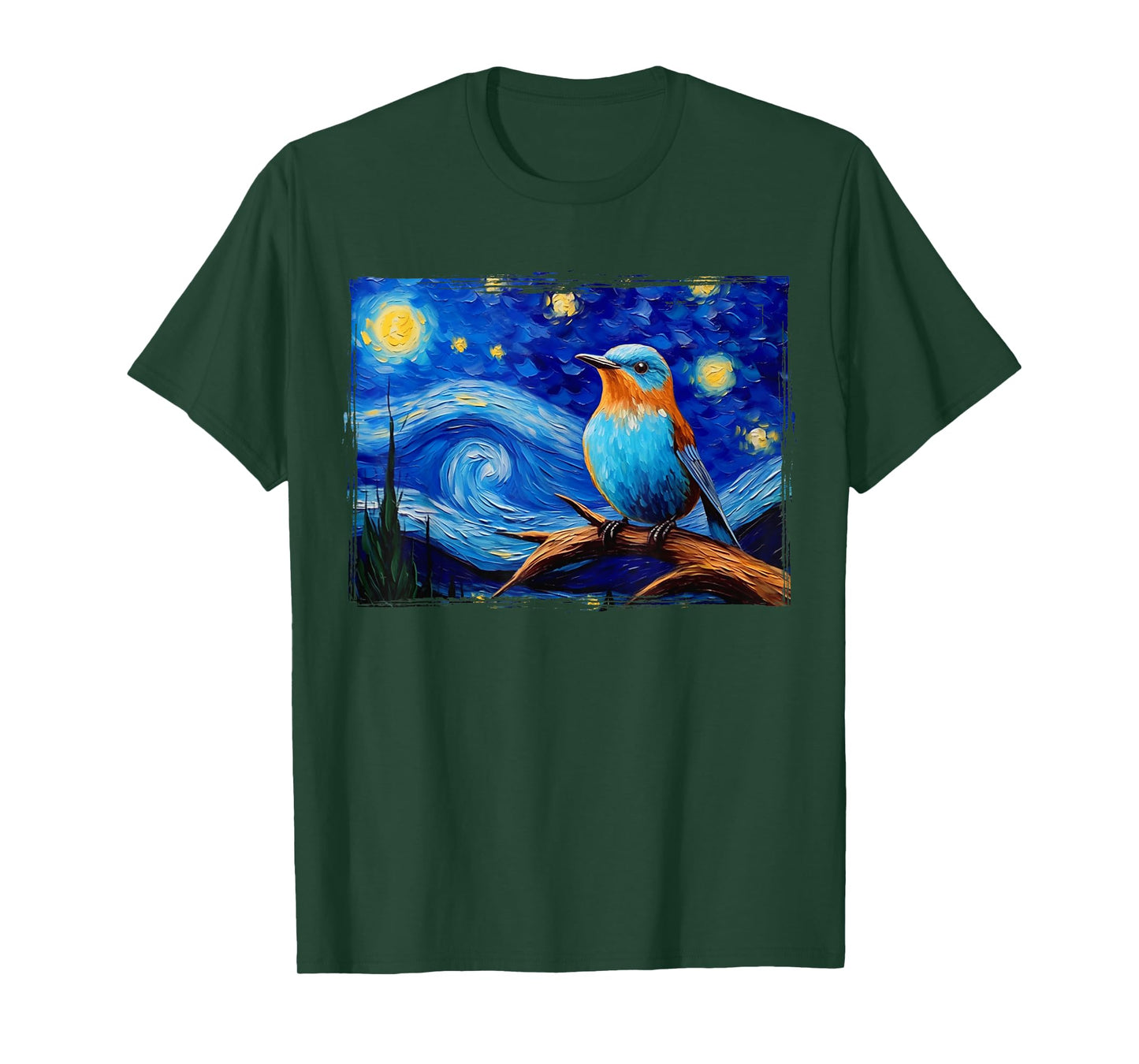 Patience Bluebird of Happiness Blue Bird Eastern Bluebird T-Shirt