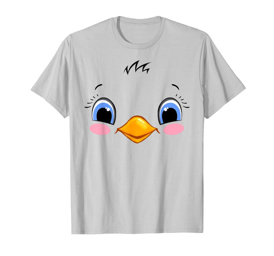 Chicken Costume Cute Rubber Chicken Face Halloween Men Women T-Shirt
