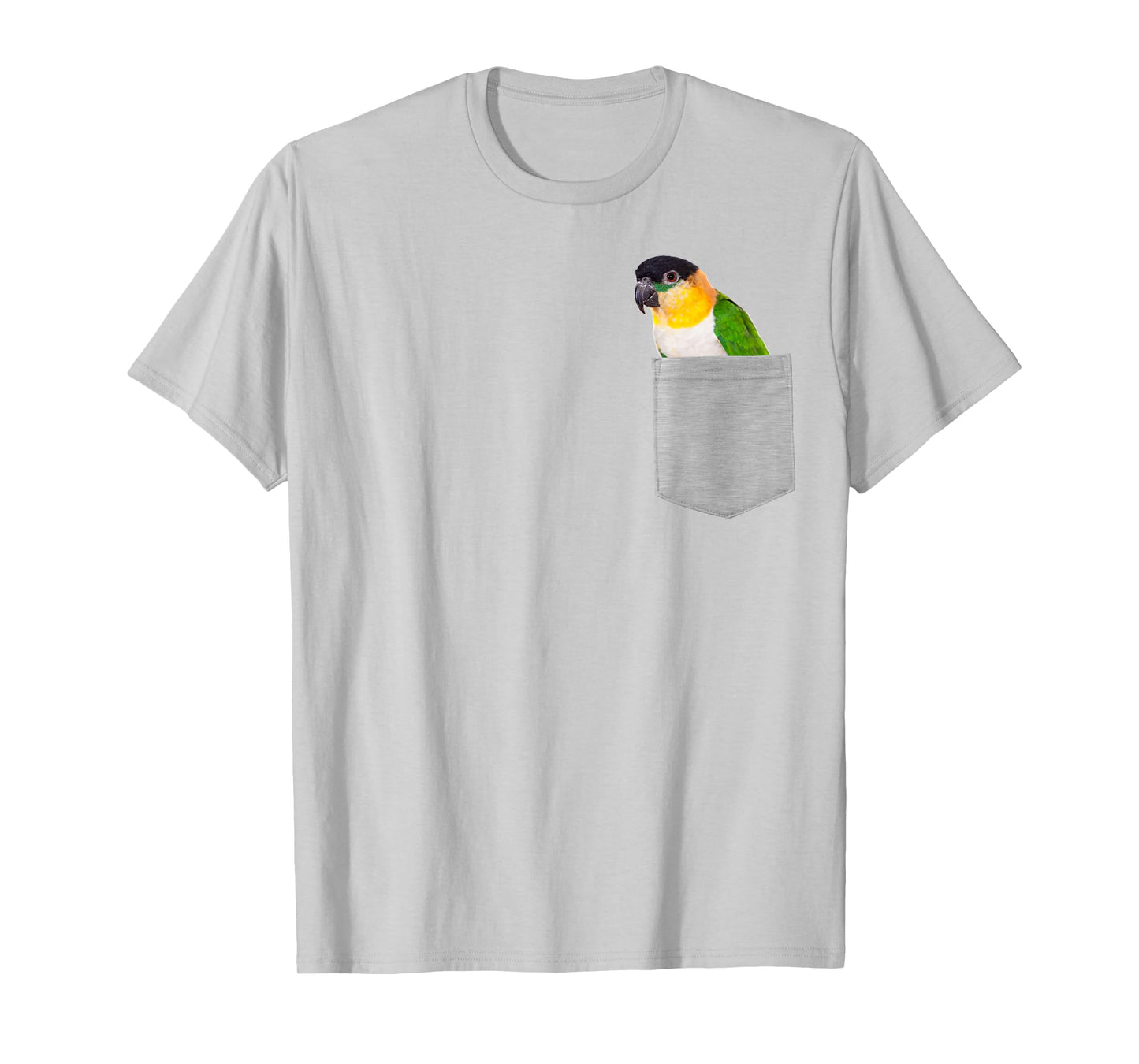 Animal in Your Pocket Funny Black-Headed Caique, Pionites m T-Shirt