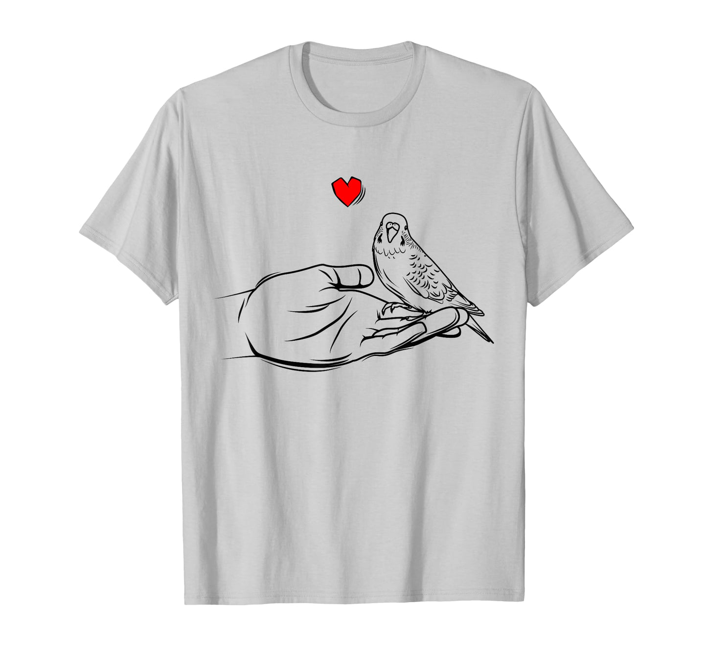 Budgie Love Parakeet Budgerigar Women T-Shirt White Small