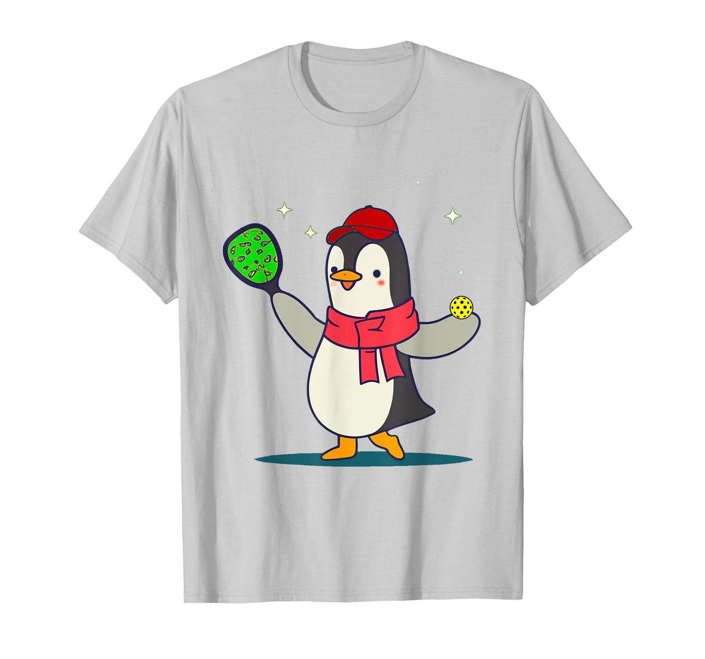 Smileteessports Funny Penguin Playing Pickleball Sports T-Shirt