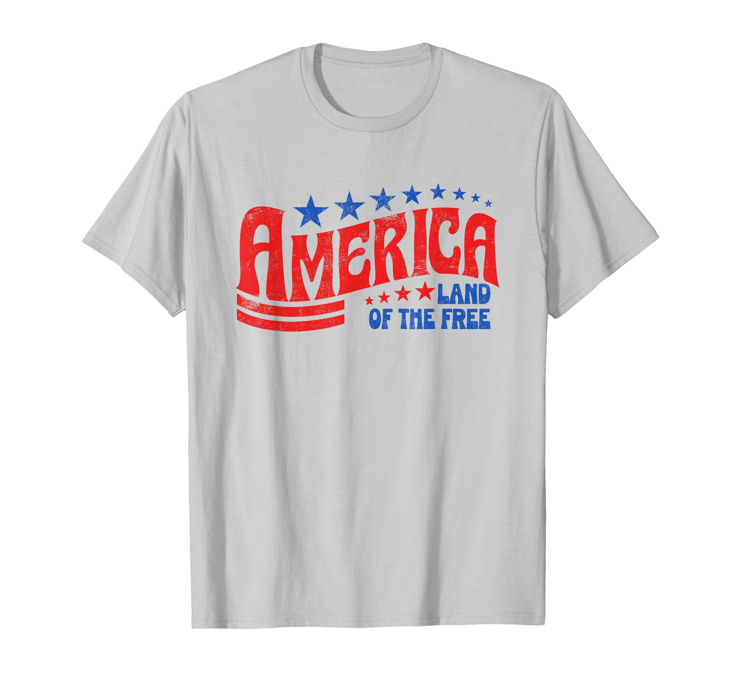 America 1776 Land Of The Free Patriotic Freedom 4th Of July T-Shirt