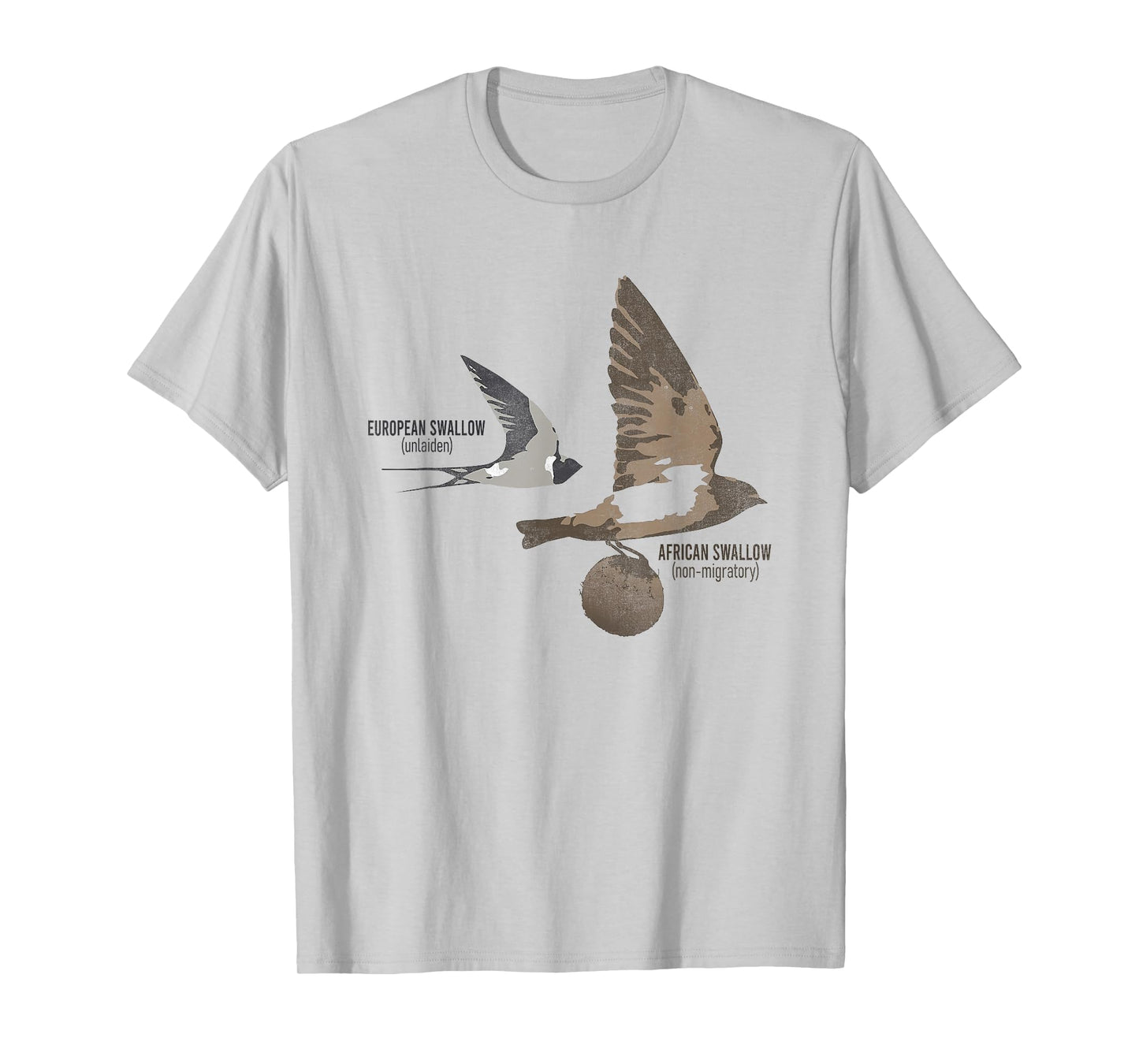 Funny Animal European Swallow African Swallow T-Shirt