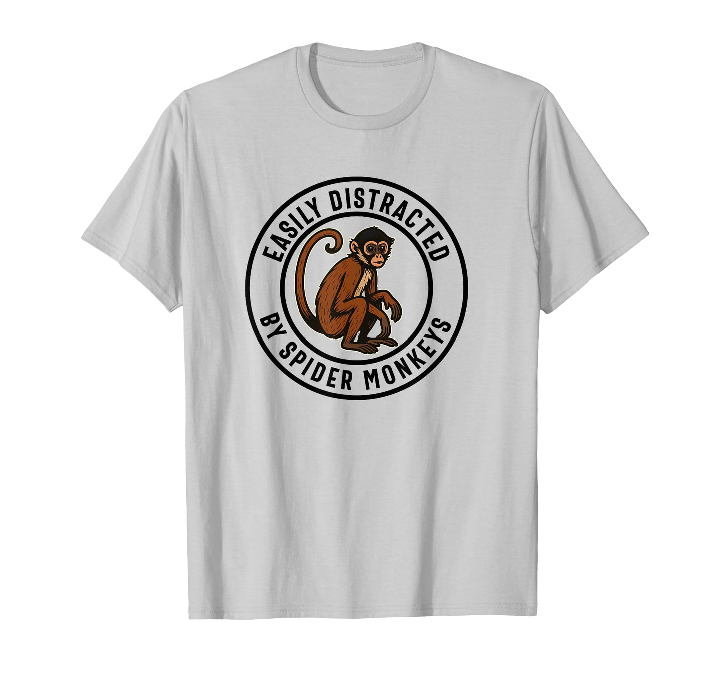 Spider Monkey Lover Funny Men Women Boys Girls T-Shirt