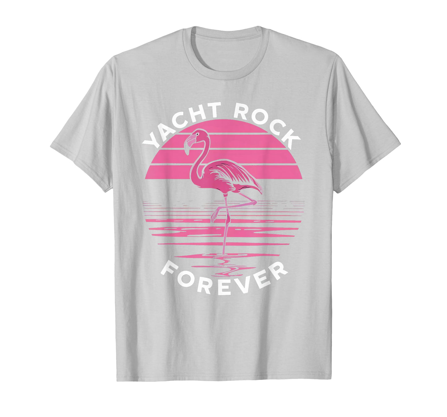 Yacht Rock Forever: Cool Flamingo Design for Yacht Fans T-Shirt