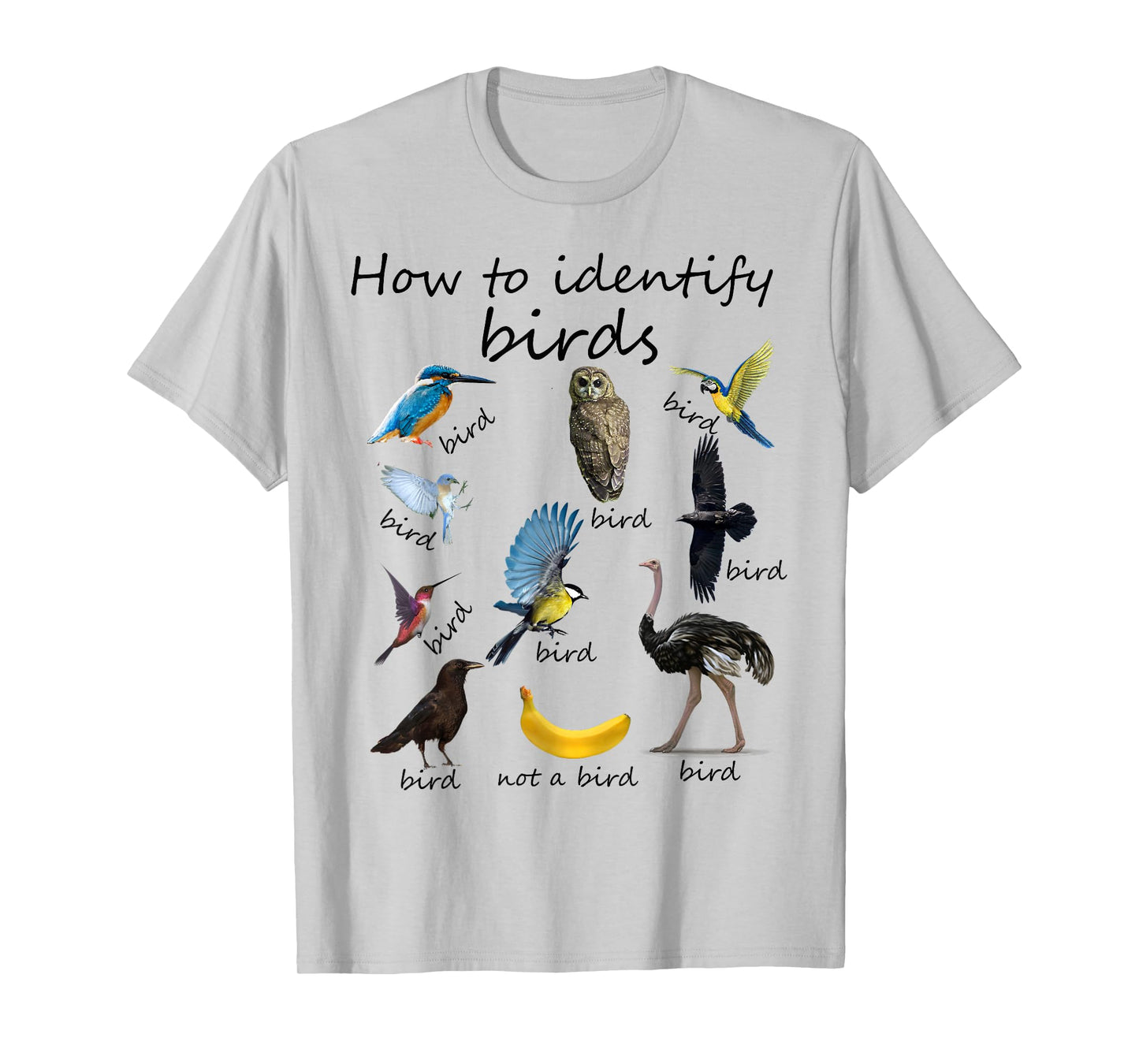 How To Identify Birds Bird Watcher T-Shirt