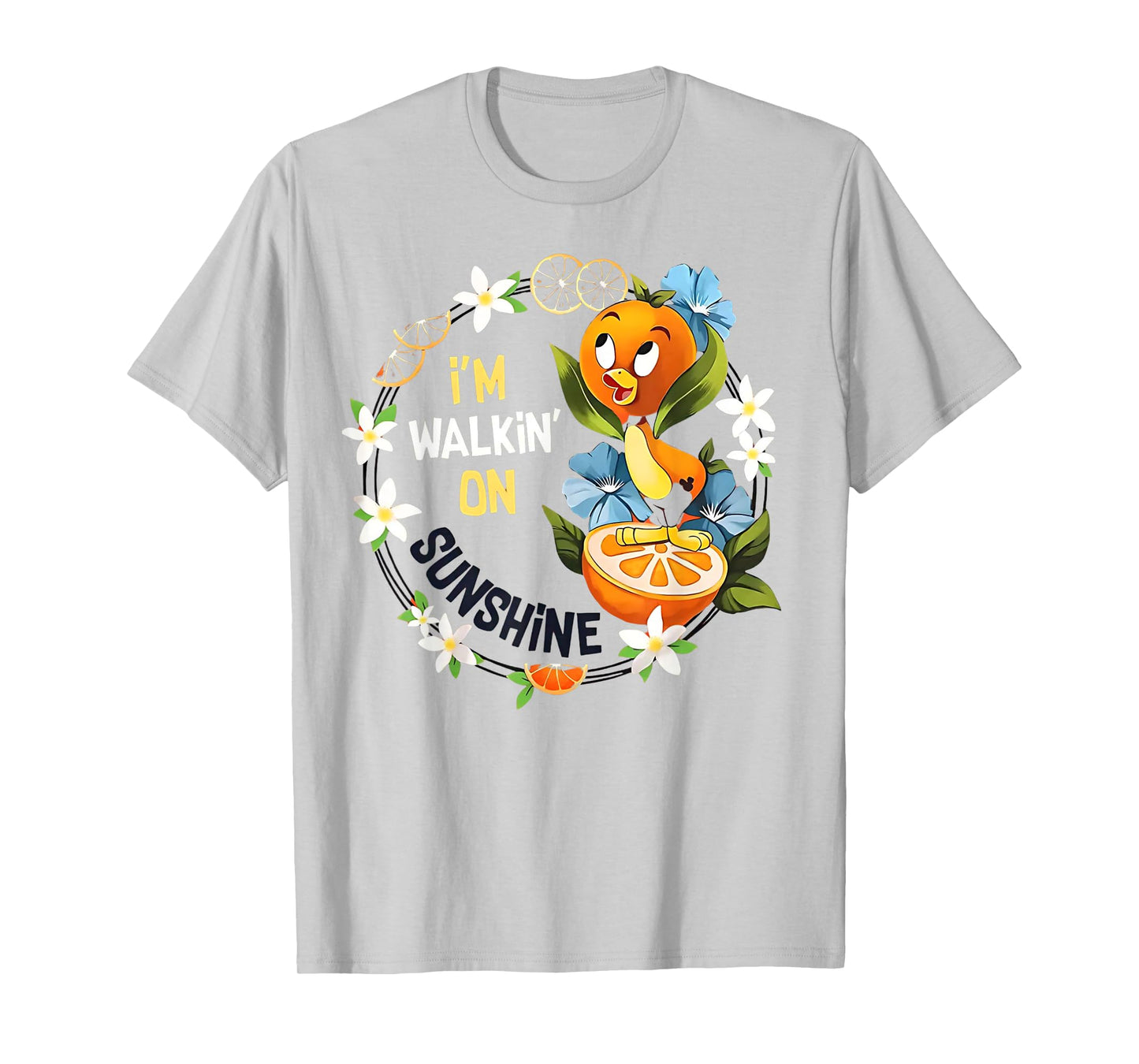 Orange Bird Flower And Garden Festival Summer T-Shirt