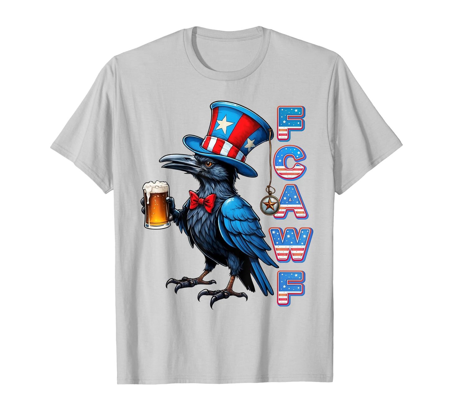 Black Crow, F-Caw-F Funny Black Bird T-Shirt