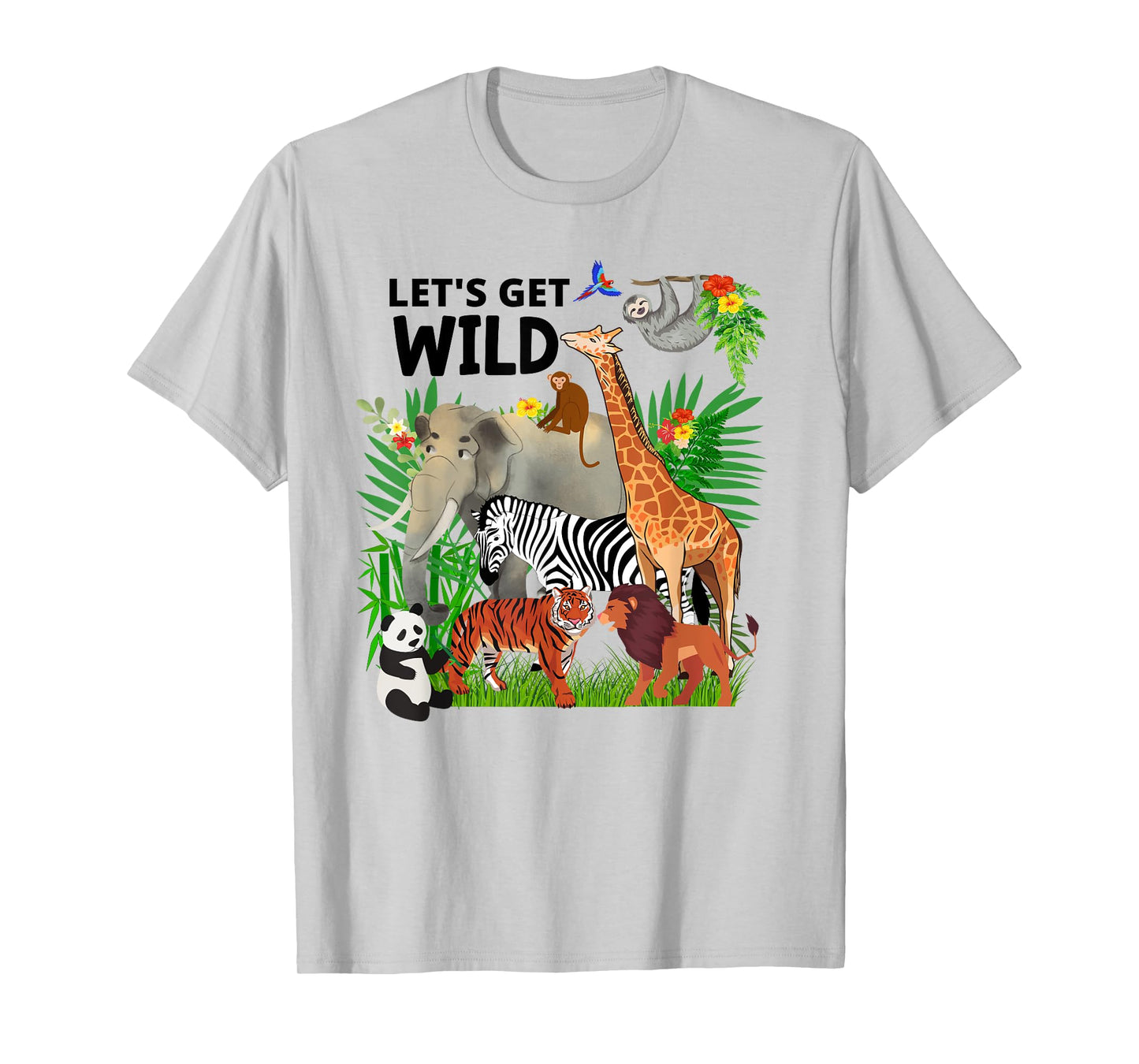 Zoo Animals Wildlife Birthday Party A Day At The Zoo Safari T-Shirt