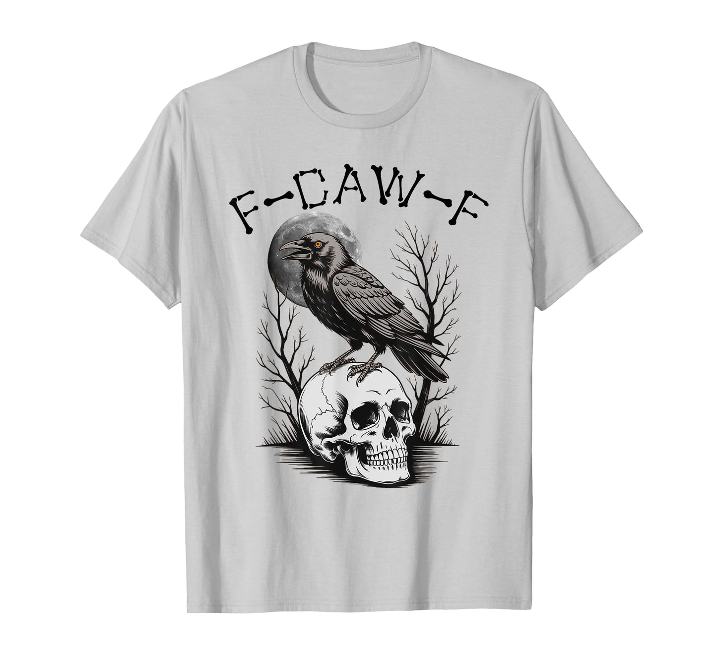 Black Crow, F-Caw-F Funny Black Bird T-Shirt