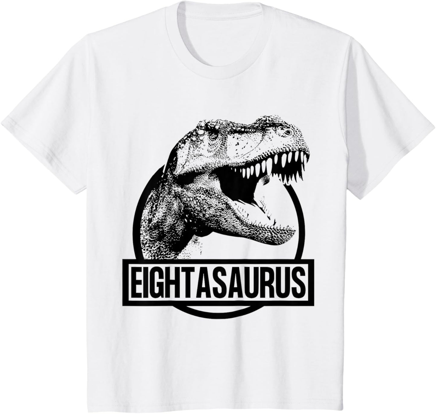 8 Year Old T-Rex Tyrannosaurus 8th Birthday Jurassic Party T-Shirt