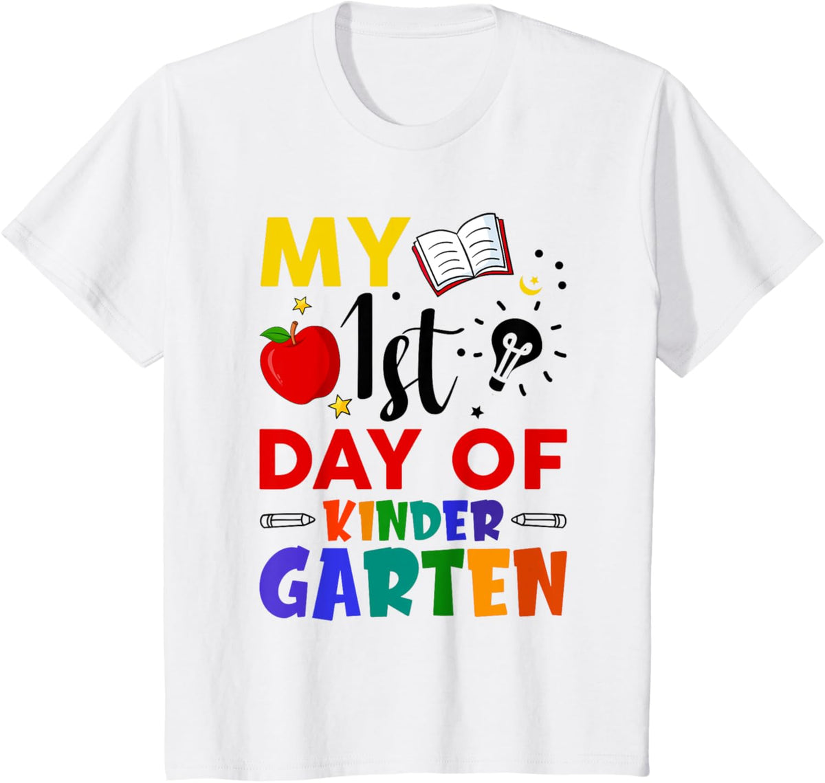Fun My First Day of Kindergarten Cool Kids 1st Day of School T-Shirt