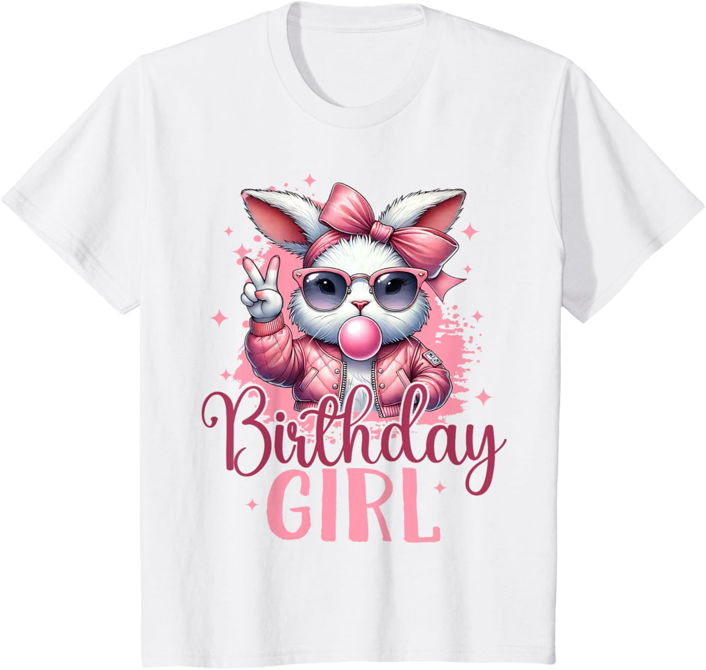 Kids Birthday Girl Rabbit Birthday Princess Its my Birthday Girl T-Shirt