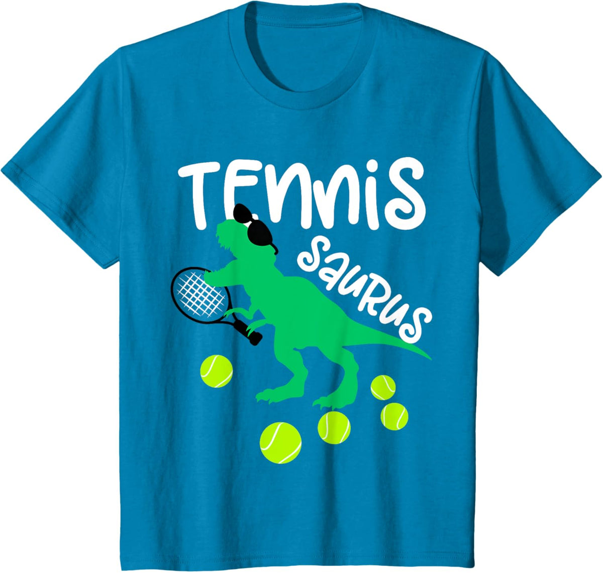 Toddler Tennis Dinosaur for Boys and Girls Funny T-Shirt