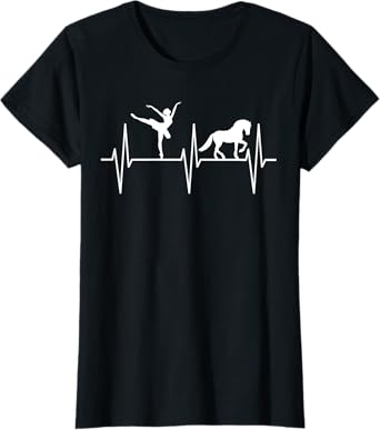 Ballet Shirt Funny Horse Lover Ballerina Ballet Dancer T-Shirt