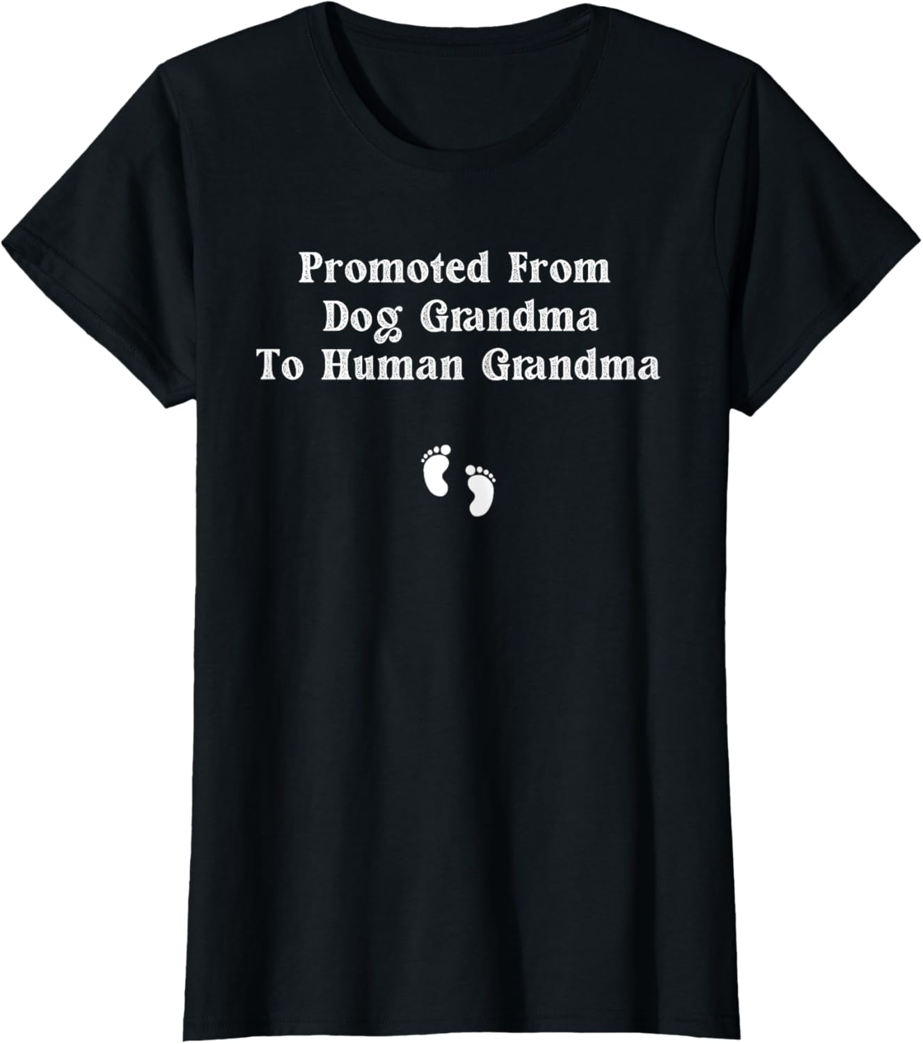 Promoted From Dog Grandma To Human Grandma T-Shirt