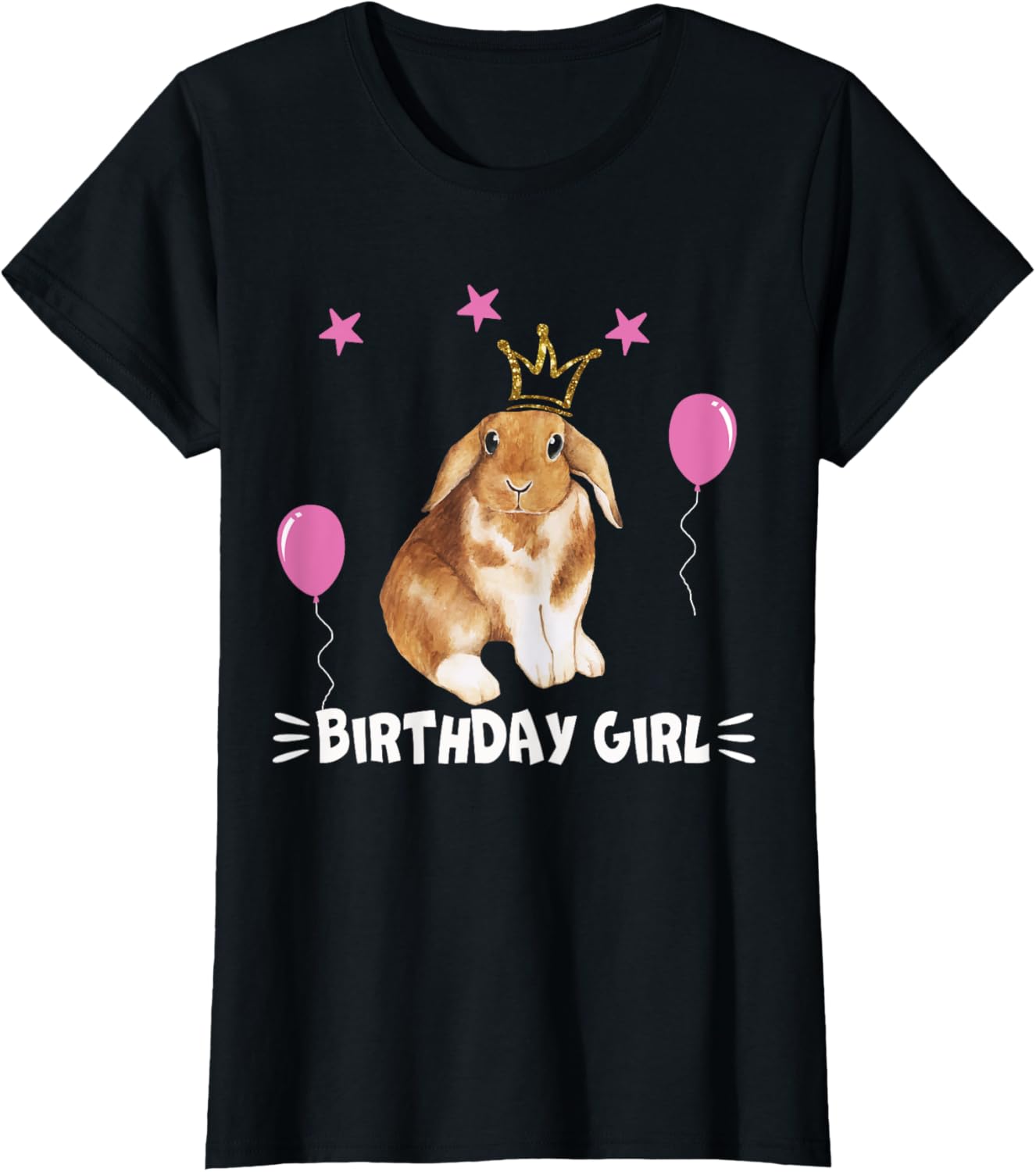 Little Birthday Girl shirt Bunny Princess Cute Rabbit gift T-Shirt