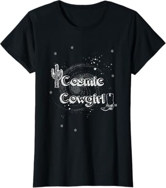 Cowgirl, space, desert, cosmic cowgirl, galaxy T-Shirt