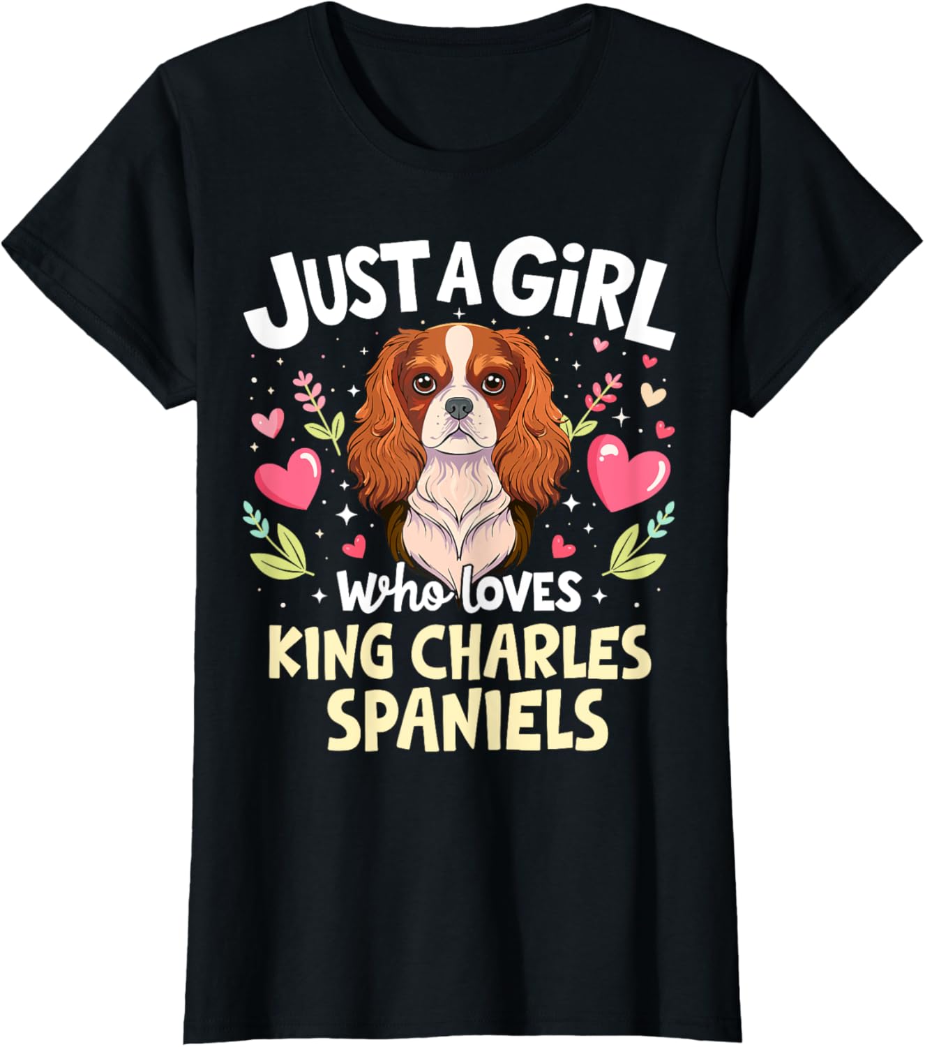 Cavalier King Charles Spaniel Dog Breed Cavalier Pet Lover T-Shirt