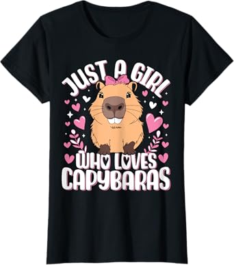 Just a Girl who loves Capybaras T-Shirt