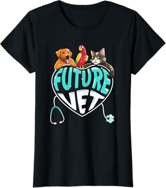 Future Vet - Cute Aspiring Veterinarian Student T-Shirt