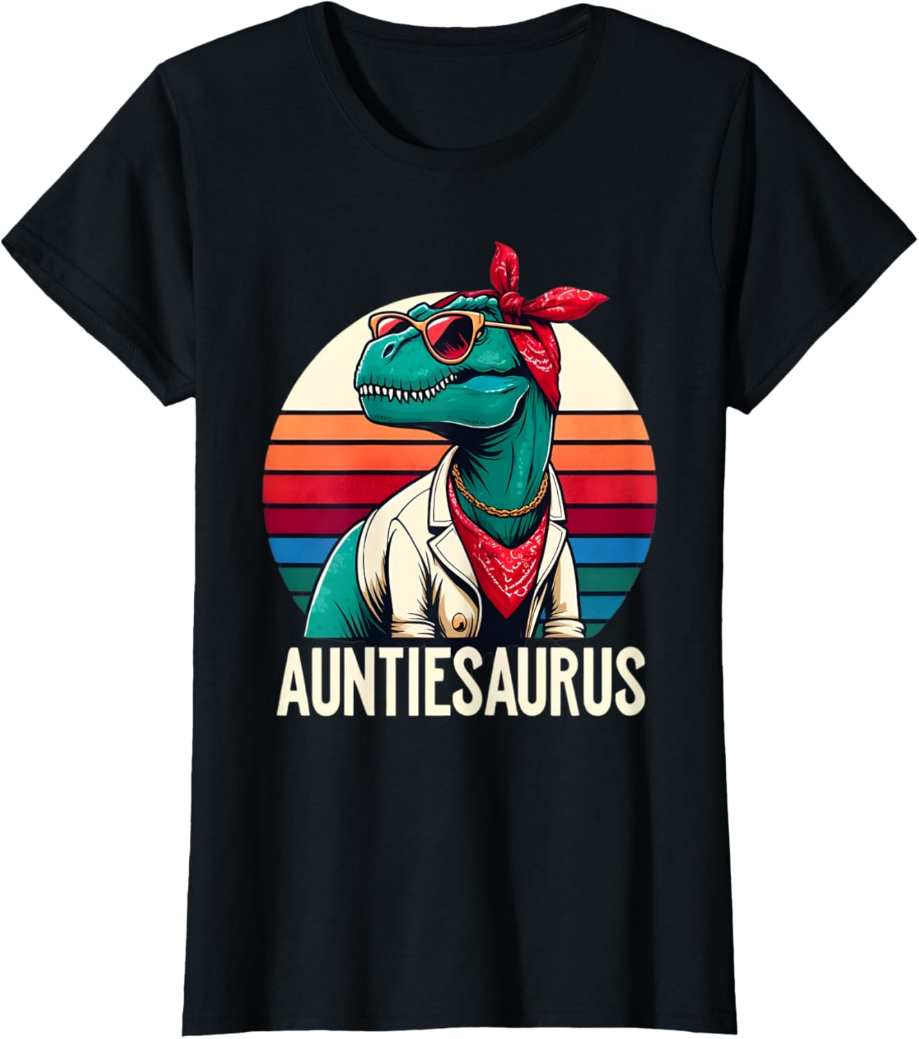 Auntiesaurus T Rex Dinosaur Auntie Saurus aunt T-Shirt