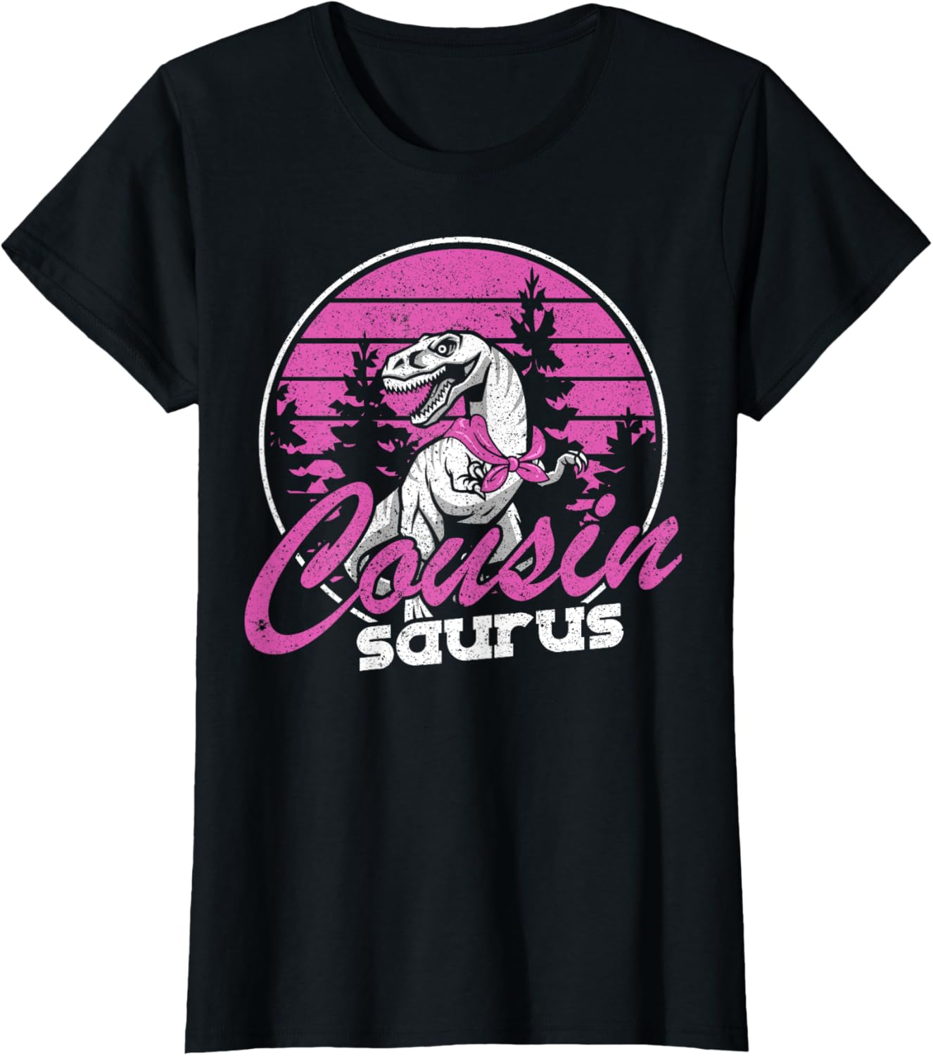 Cousin Saurus T Rex Dinosaur Cousin Saurus Girl Gift T-Shirt