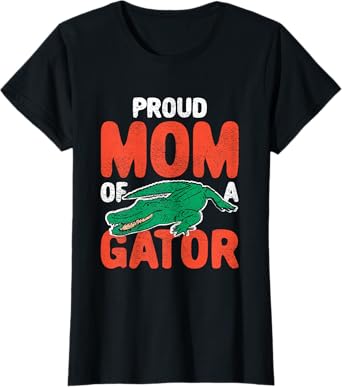Proud Gator Mom Crocodile Costume Alligator T-Shirt