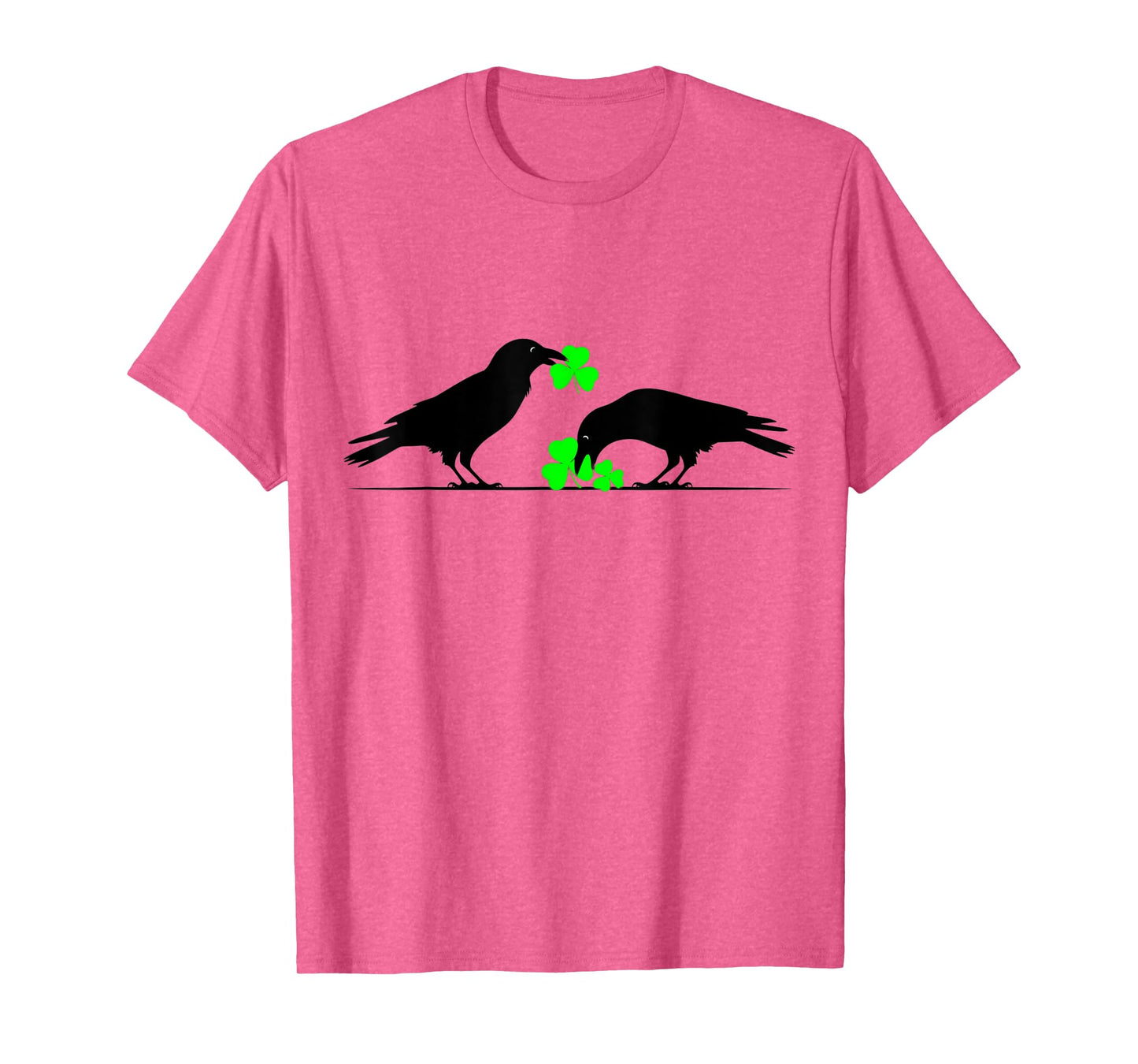Funny Saint Patrick's Day Shamrock Crows for Bird Lovers T-Shirt