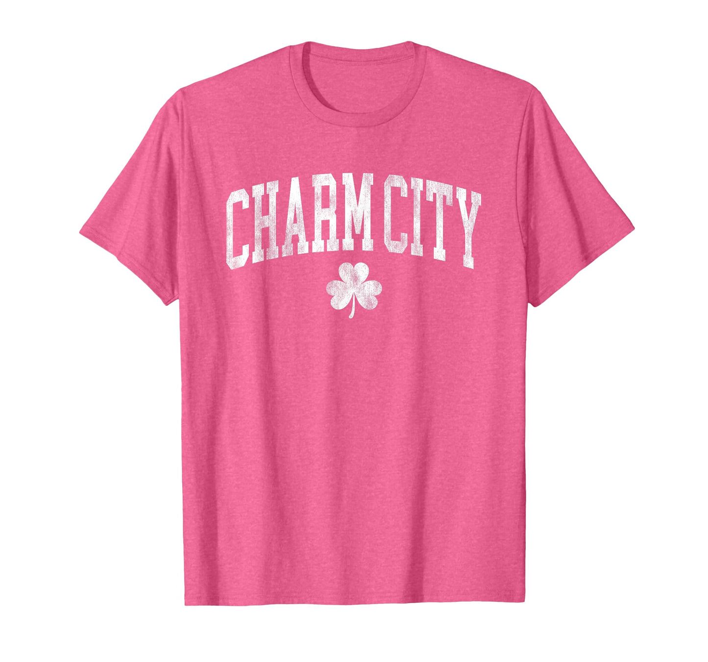 Charm City Baltimore Maryland St Patricks Day Clover green T-Shirt